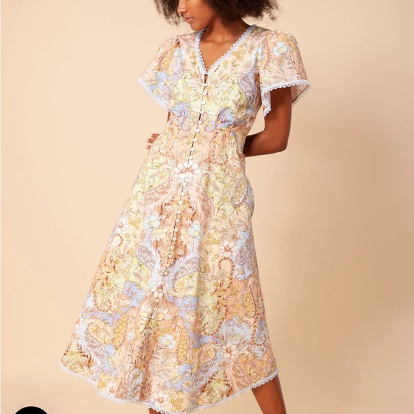 tuckernuck Dresses & Skirts - NEW Tuckernuck Hale Bob Desirae Washed Poplin Dress Size M